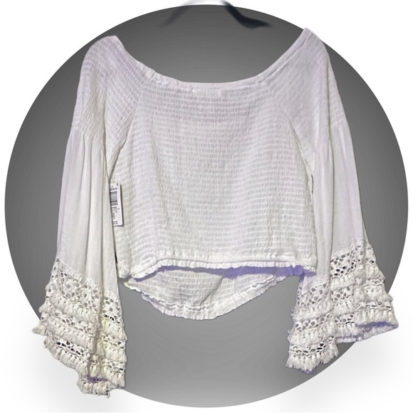 BOGO TORRID NWT FESTI Off Shoulder Crop Top - Picture 5 of 8